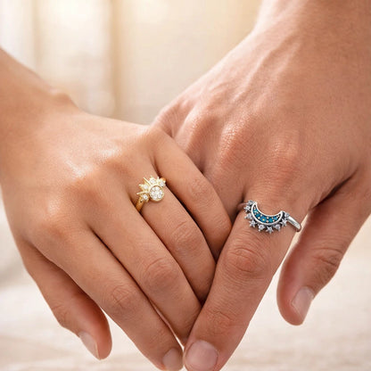Anillos Sol Y Luna Eclipse Pareja™
